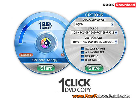 دانلود نرم افزار کپی فیلم های دی وی دی با یک کلیک ۱CLICK DVD Copy Pro 4.2.8.0
