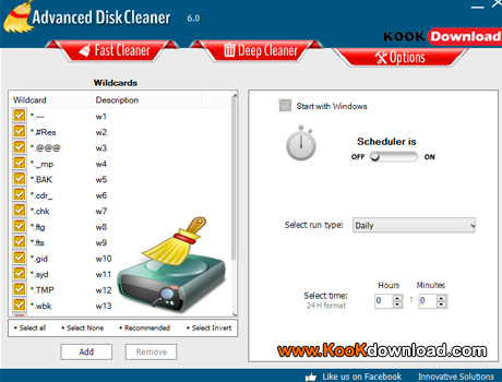 حذف فایلهای اضافی از سیستم با نرم افزار Advanced Disk Cleaner 6.3