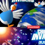 دانلود مرغ های مهاجم نسخه ۲۰۱۱ بازی جدید و بسیار پر طرفدار  Chicken Invaders ۴