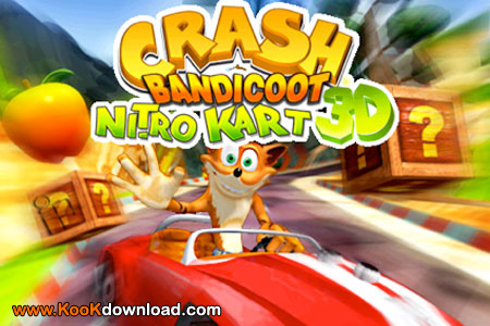 بازی مهیج و خاطره انگیز Crash bandicoot kart نسخه سیمبیان