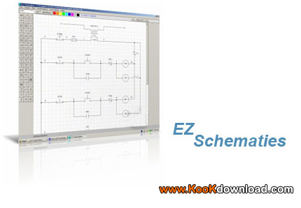 برنامه طراحی مدارات الکترونیکی با نرم افزار EZ Schematics v1.4.32