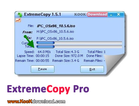 دانلود نرم افزار افزایش سرعت کپی فایل ها  ExtremeCopy Pro 2.2.1