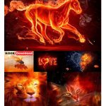 دانلود اسکرین سیور زیبای  Fire Element Screensaver ۱.۲