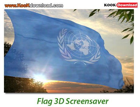 دانلود برافراشته شدن پرچم کشورها Flag 3D Screensaver v1.0