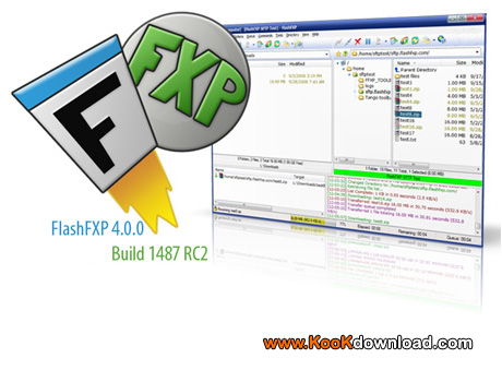 نرم افزار مدیریت هاست FlashFXP 4.0.0 Build 1487 RC2