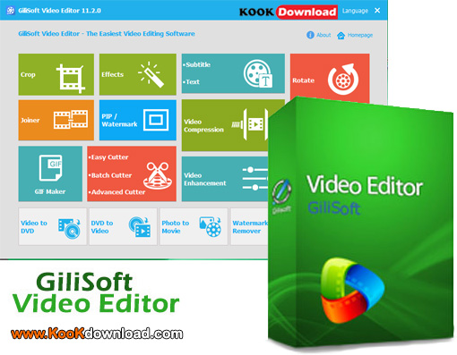 دانلود نرم افزار ویرایش مالتی مدیا – GiliSoft Video Editor 11.2