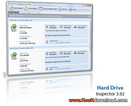 نرم افزار تست کارکرد درست و سلامت هارد Hard Drive Inspector 3.81 Build 355