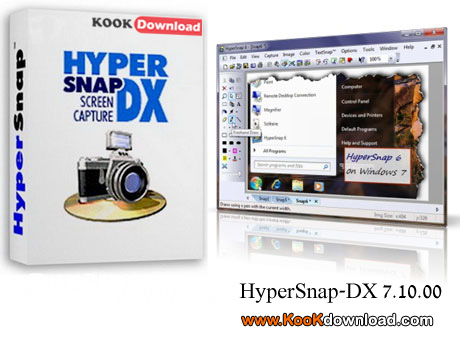 نرم افزار عکس برداری از صفحه نمایش HyperSnap v7.10.00