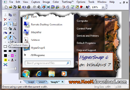 نرم افزار عکسبرداری از صفحه مانیتور Hyperionics Hypersnap v6.83.02