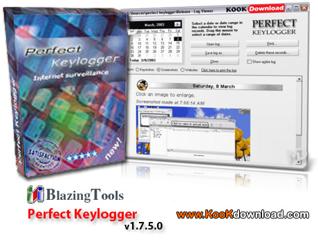 دانلود ابزاری قدرتمند برای جاسوسی BlazingTools Perfect Keylogger.1.96