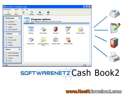 برنامه حسابداری و مدیریت حسابهای روزانه با Softwarenetz Cash book 2.27