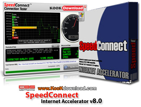 نرم افزار افزایش سرعت اینترنت SpeedConnect Internet Accelerator v8.0