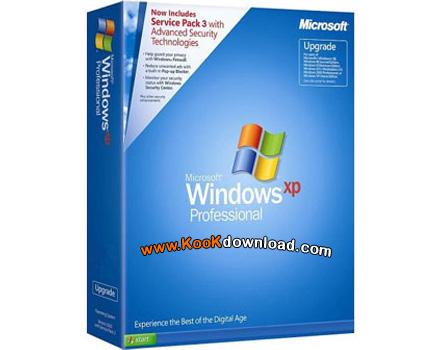 دانلود ویندوز xp ایکس پی سرویس پک ۳ نسخه اصلی Windows XP SP3