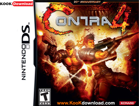 دانلود بازی اکشن کنترا ۴ – contra 4 برای کنسول nintendo Ds