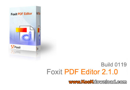 ویرایش فایل های PDF با Foxit PDF Editor 2.1.0 Build 0119