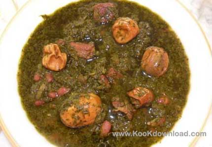 طرز تهیه خورش قورمه سبزی تهرانی