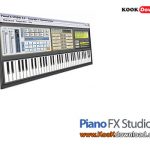 نرم افزار کیبورد پیانو با کامپیوتر  Piano FX Studio v۴.۰