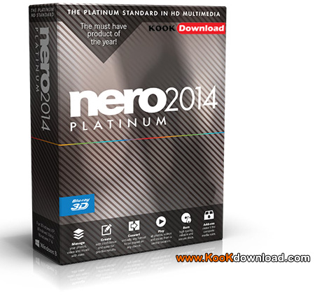 دانلود نرم افزار نرو Nero 2014 Platinum v15.0.02200 مجموعه ابزارهای Nero