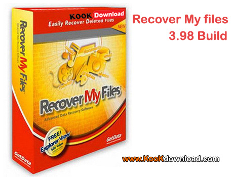 نرم افزار بازیابی اطلاعات و بازیابی فایل های پاک شده Recover My Files 3.98 Build 6419