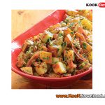 تهیه سالاد گرم سیب زمینی