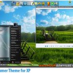 تم تابستان برای ویندوز ایکس پی Summer Theme for XP