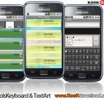 دانلود نرم افزار صفحه کلید نمادها و متن های هنری آندروید SymbolsKeyboard & TextArt Pro v۲.۴.۱