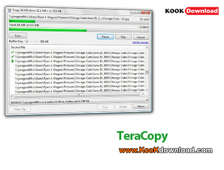 نرم افزار کپی سریع فایل ها TeraCopy Pro 2.2 Final