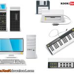آیکون و وکتور قطعات کامپیوتر