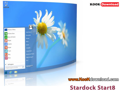 اضافه کردن منوی استارت به ویندوز ۸ – StartMenu8