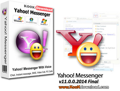 دانلود نسخه جدید نرم افزار یاهو مسنجر Yahoo! Messenger v11.0.0.2014